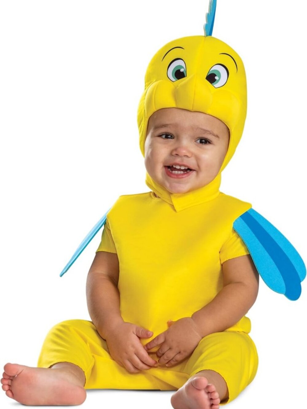 Flounder Animated Classic Costume for Toddlers - Little Mermaid Theme, 12-18
